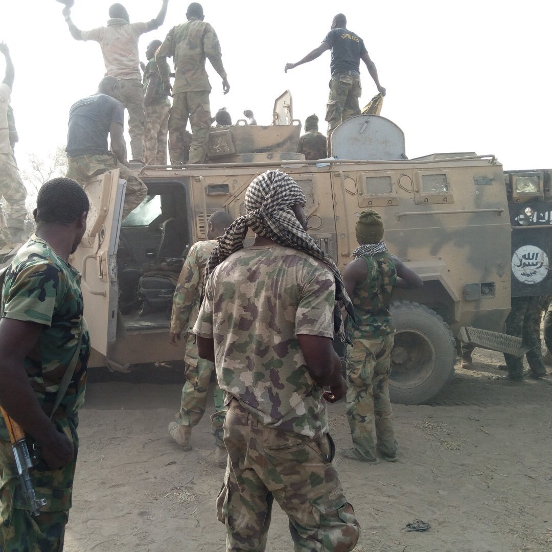 Nigeria army troops have recovered an Igirigi and STREIT Spartan Mk.3 APC's, captured by Boko Haram   