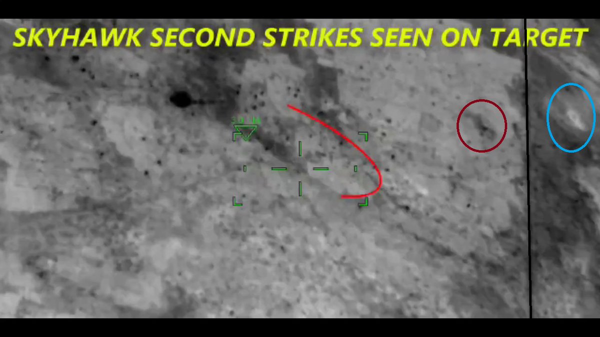 NAF airstrikes targeting ISWAP fighters 15 km south of Mainok yesterday. Several militants killed, 3 vehicles destroyed.  This one was difficult, I had to mark all of the clues to confirm this was indeed the location.  