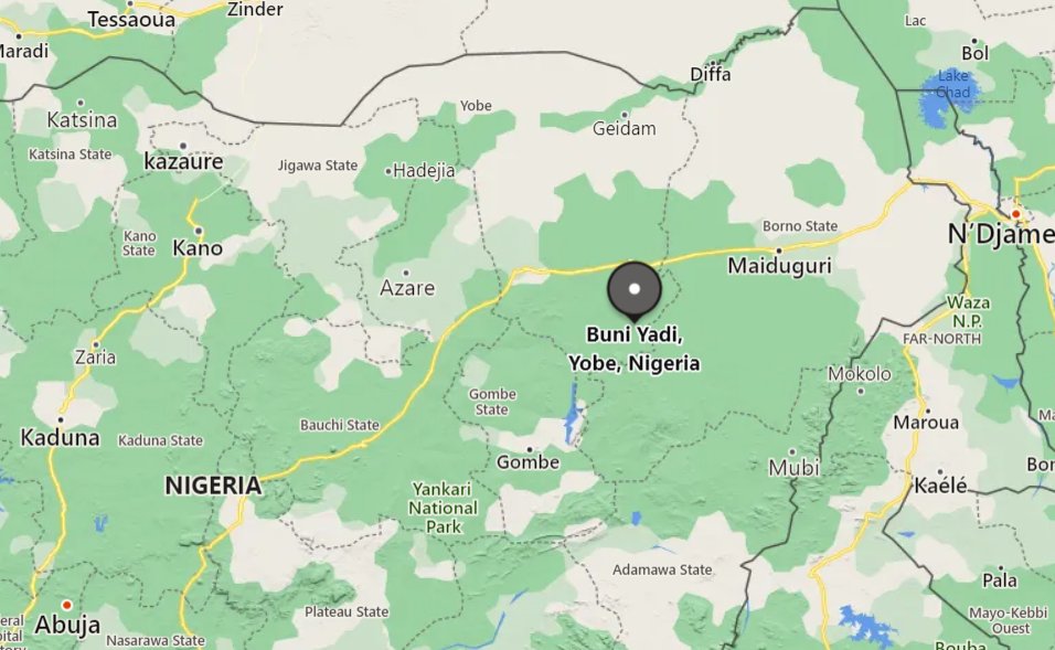 IS-West Africa in Nigeria claim to have attacked government-aligned militia in Buni Yadi, Yobe state, killing 1 and forcing the rest to flee