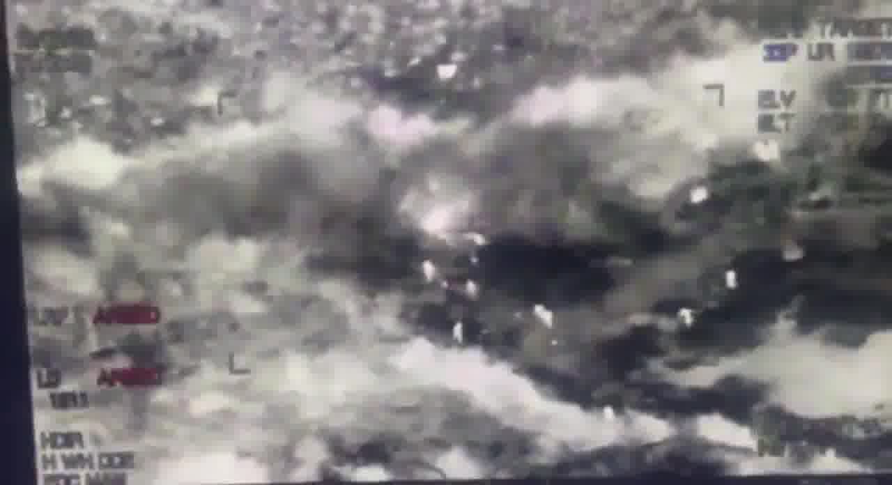 The Nigerian army released footage of the airstrikes against ISWAP militants during their failed assault against the Mallam Fatori military camp last night, according to the army over 60 militants were killed.
